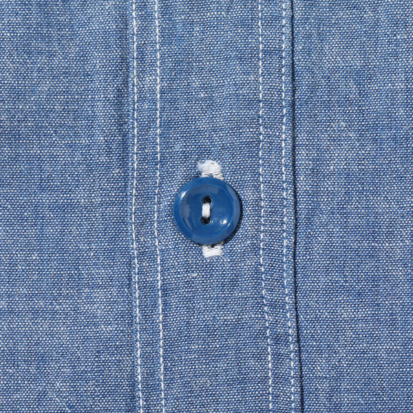 バズリクソンズ Lot No. BR35856 BLUE CHAMBRAY WORK SHIRTS (SHORT SLEEVE) メンズ ブルー シャンブレー ワーク シャツ 半袖