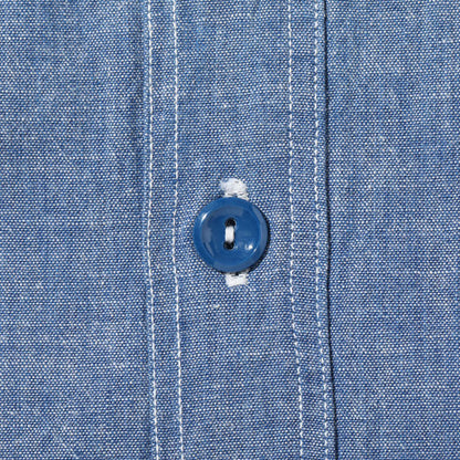 バズリクソンズ Lot No. BR35856 BLUE CHAMBRAY WORK SHIRTS (SHORT SLEEVE) メンズ ブルー シャンブレー ワーク シャツ 半袖