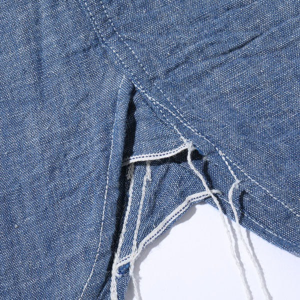 バズリクソンズ Lot No. BR35856 BLUE CHAMBRAY WORK SHIRTS (SHORT SLEEVE) メンズ ブルー シャンブレー ワーク シャツ 半袖