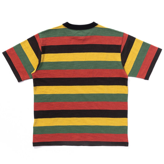 ブコ BC24002 BUCO STRIPE TEE S/S トリコロール メンズ 半袖 ボーダー Tシャツ