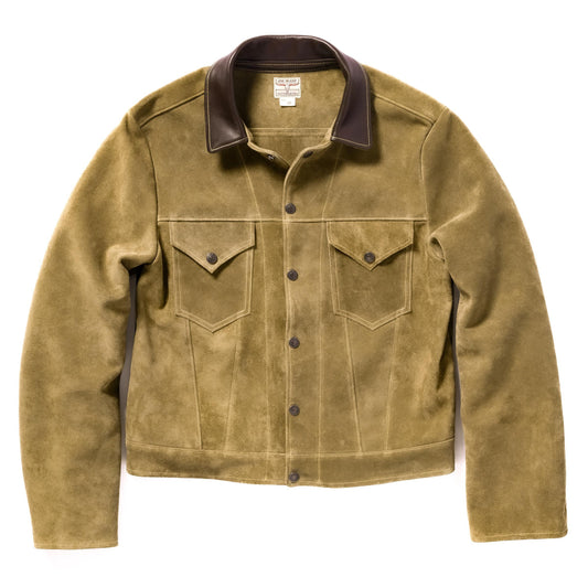 ジョーマッコイ MJ24007 LEATHER WESTERN JACKET ブラウン ラフアウト レザーウエスタンジャケット レザージャケット 革ジャン Gジャンタイプ