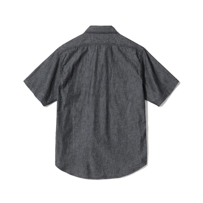 シュガーケーン Lot No. SC39307 BLACK CHAMBRAY WORK SHIRT (SHORT SLEEVE) メンズ 半袖 ブラック シャンブレー ワーク シャツ