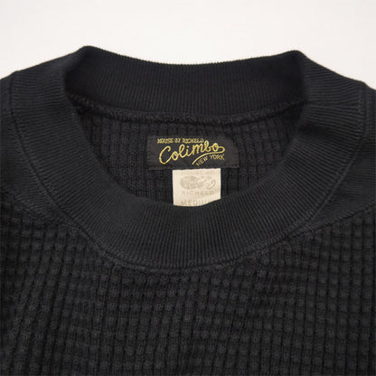 コリンボ ZY-0423 St. Peter Port Waffle Tee ニット 五分袖 ワッフルTシャツ LAMP BLK
