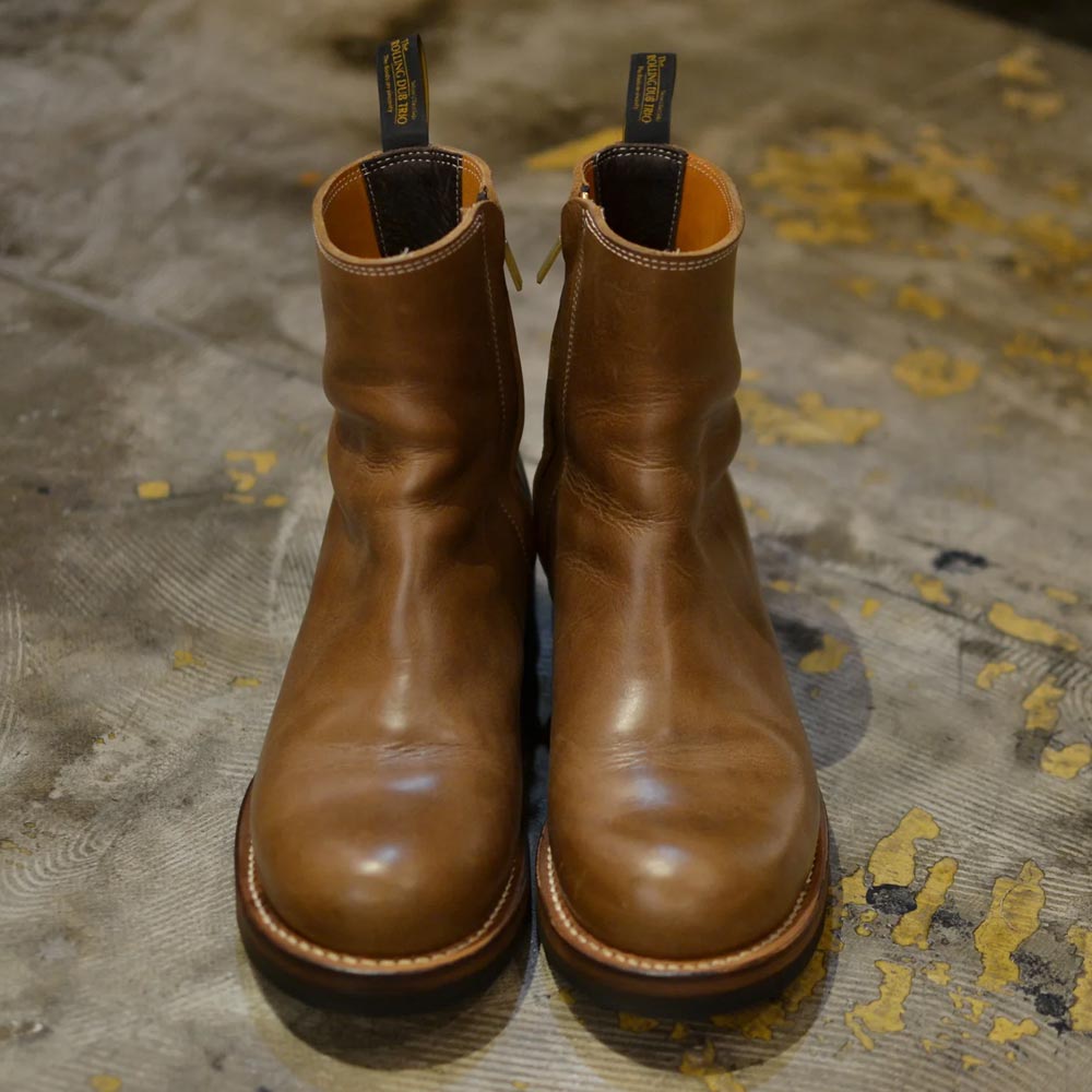 ローリングダブトリオ RDT-A14 CASPER Natural Chromexcel キャスパー ナチュラル クロムエクセル メンズ レザー サイドジップ ブーツ