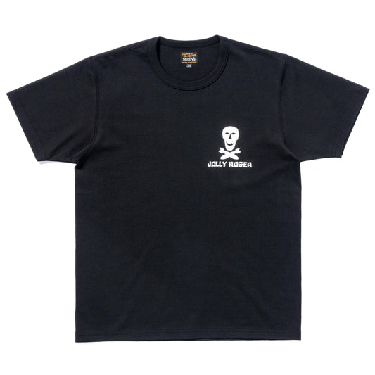 MILITARY TEE/JOLLY ROGER,BEST DAMN GROUP:BLACK