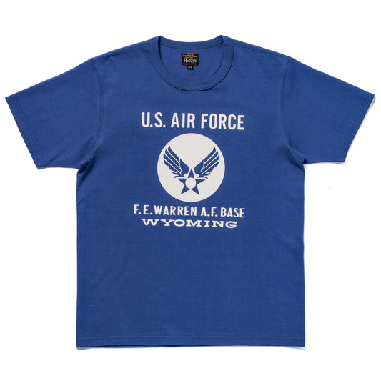 MILITARY TEE / F.E. WARREN BASE:MQ BLUE