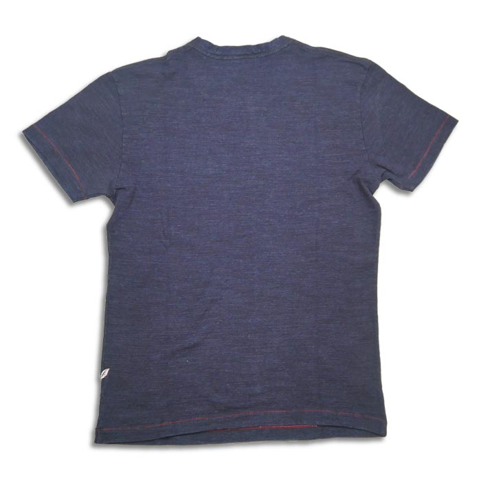 ピュアブルージャパン SS-5399 Slub Jersey Pocket T-shirt スラブ天竺ポケット付Ｔシャツ インディゴ メンズ Tシャツ カットソー