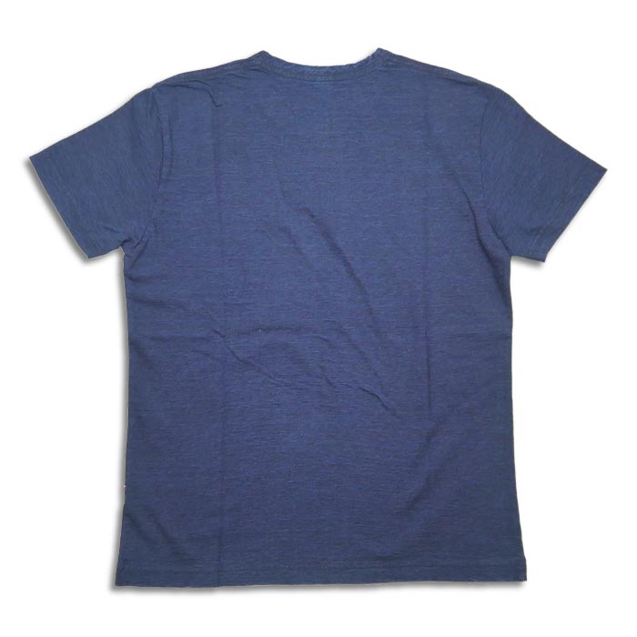 ピュアブルージャパン SS-5011-D Indigo Jersey Crew Neck T-s hirt Deep Indigo インディゴ天竺クルーネックTシャツ ディープインディゴ メンズ 無地 半袖 カットソー リーフ刺繍