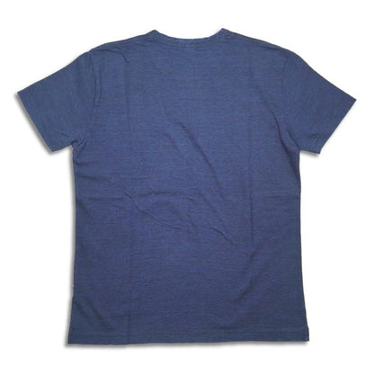 ピュアブルージャパン SS-5011-D Indigo Jersey Crew Neck T-s hirt Deep Indigo インディゴ天竺クルーネックTシャツ ディープインディゴ メンズ 無地 半袖 カットソー リーフ刺繍