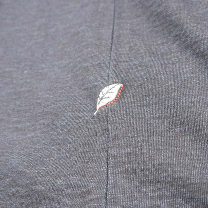 ピュアブルージャパン SS-5011-D Indigo Jersey Crew Neck T-s hirt Deep Indigo インディゴ天竺クルーネックTシャツ ディープインディゴ メンズ 無地 半袖 カットソー リーフ刺繍