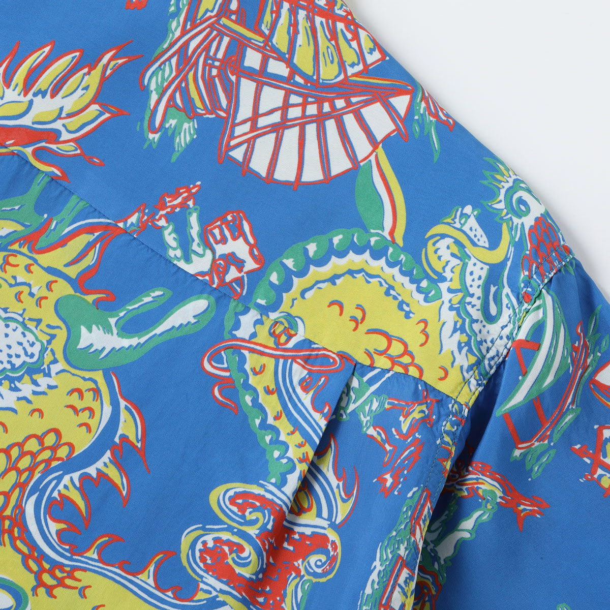 サンサーフ Lot No. SS39274 SUN SURF SPECIAL EDITION “DRAGON” 125 ブルー メンズ レーヨン アロハシャツ