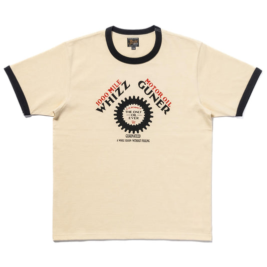 JOE MCCOY TEE / WHIZZ GUNNER ECRU/BLK[MC25016]