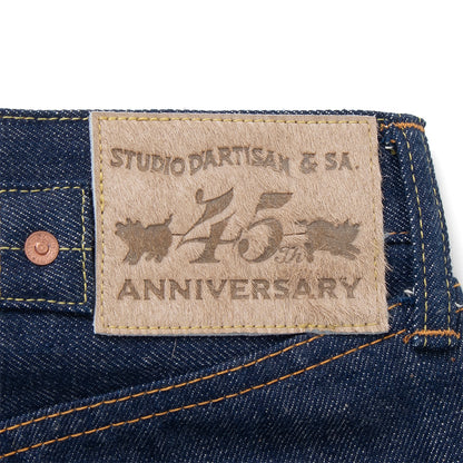 ステュディオ・ダ・ルチザン SP-083 45th 三本耳ジーンズ オリジナル 徳島蓼正藍カセ染め 15oz デニム ダルチザン 45周年企画 レギュラー ストレート 特製BOX