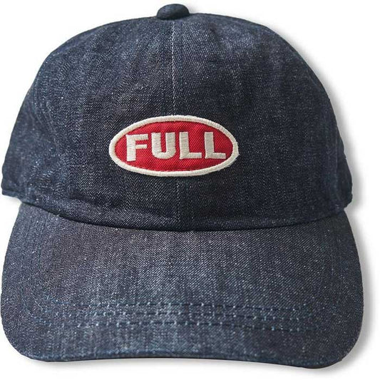 フルカウント 6770 FULL Emblem Denim B.B.Cap メンズ ロゴ エンブレム デニム ベースボール キャップ 10oz ジンバブエコットン オリジナルワッペン カスタム
