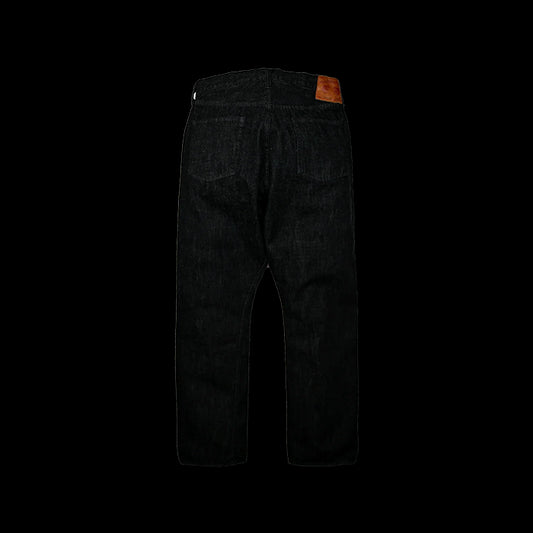 1101BKSS Straight Black Selvedge Denim(Super Smooth)