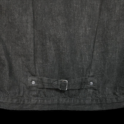 2107BKSS Type 1 Black Denim Jacket (Super Smooth)