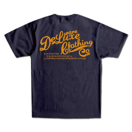 デラックスウエア BRGD-00B11 DELUXEWARE 60パープル 7月15日海の日企画 メンズ 半袖 プリント Tシャツ カットソー バックプリント
