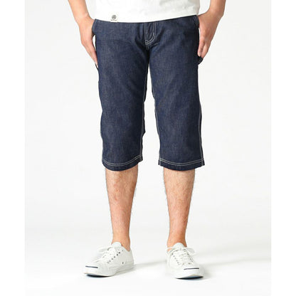 10.5ozデニム・リフレクター・ダブルヒップ・クロップドワークパンツ