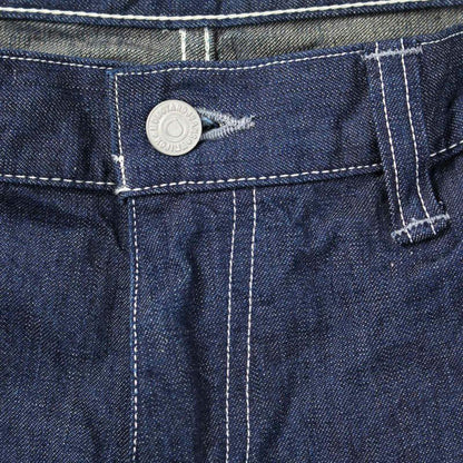 10.5ozデニム・リフレクター・ダブルヒップ・クロップドワークパンツ