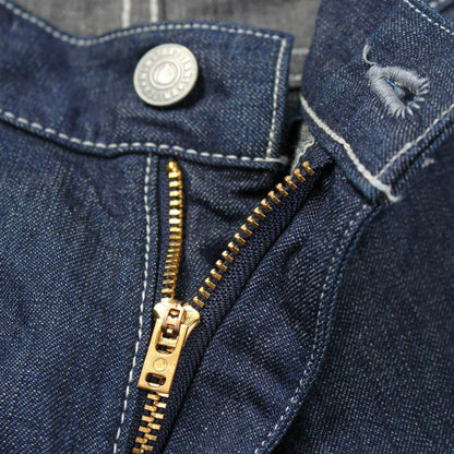 10.5ozデニム・リフレクター・ダブルヒップ・クロップドワークパンツ