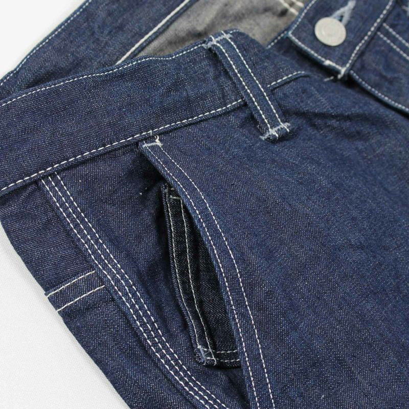 10.5ozデニム・リフレクター・ダブルヒップ・クロップドワークパンツ