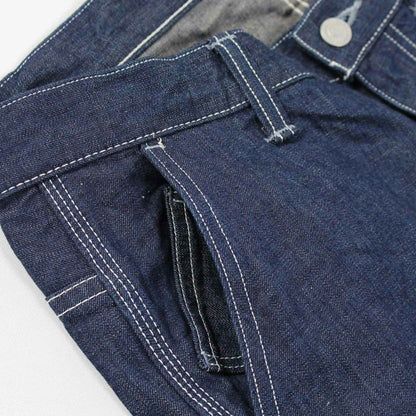 10.5ozデニム・リフレクター・ダブルヒップ・クロップドワークパンツ