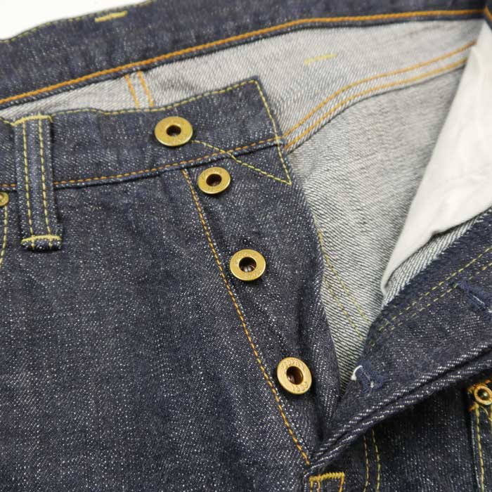 トロフィークロージング 1608 W Knee Narrow Dirt Denim セルビッチデニム ワンウォッシュ