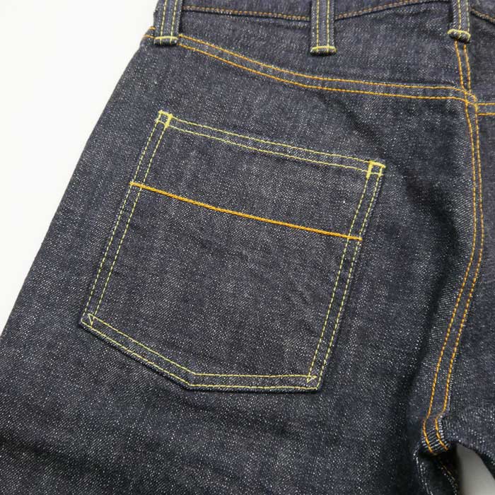 トロフィークロージング 1608 W Knee Narrow Dirt Denim セルビッチデニム ワンウォッシュ