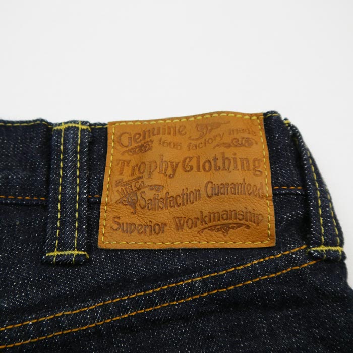 トロフィークロージング 1608 W Knee Narrow Dirt Denim セルビッチデニム ワンウォッシュ