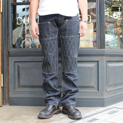 トロフィークロージング 1608 W Knee Narrow Dirt Denim セルビッチデニム ワンウォッシュ