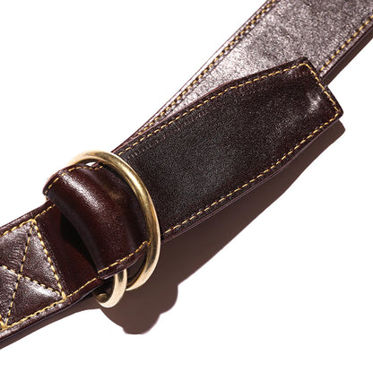 Leather Helmet Bag(レザーヘルメットバッグ)Horse hide Seal Brown