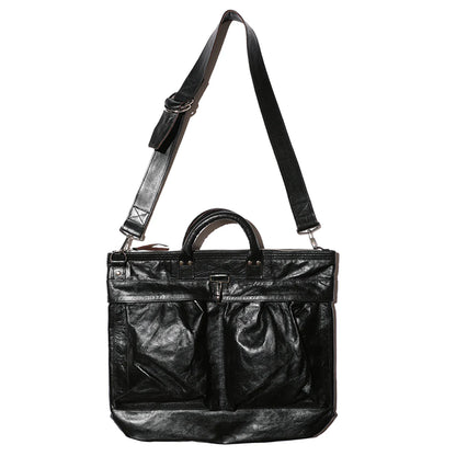 Leather Helmet Bag(レザーヘルメットバッグ)Horse hide Black