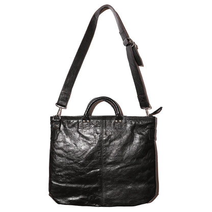 Leather Helmet Bag(レザーヘルメットバッグ)Horse hide Black