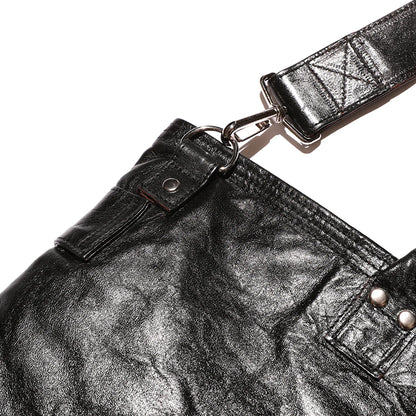 Leather Helmet Bag(レザーヘルメットバッグ)Horse hide Black