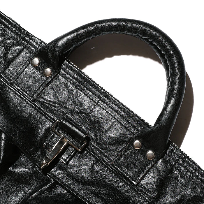 Leather Helmet Bag(レザーヘルメットバッグ)Horse hide Black