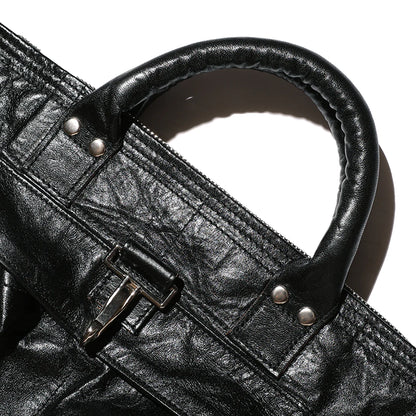 Leather Helmet Bag(レザーヘルメットバッグ)Horse hide Black