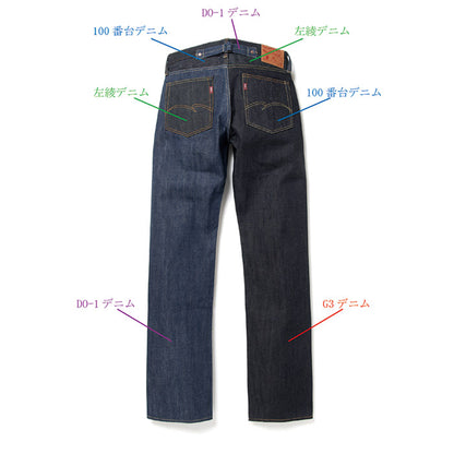 ステュディオ・ダ・ルチザン D1862 セールスマンジーンズ メンズ デニム ジーンズ タイトストレート ワンウォッシュ
