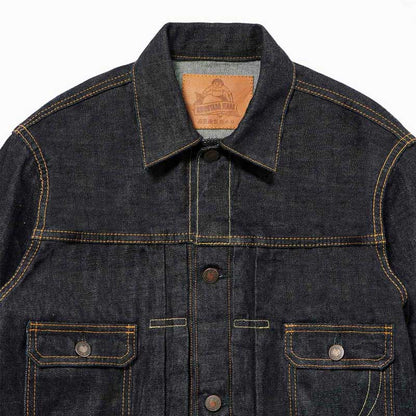 桃太郎ジーンズ MJ2103 銅丹特濃インディゴブルー・ダブルポケットデニムジャケット メンズ アウター セカンドタイプ 14.7oz