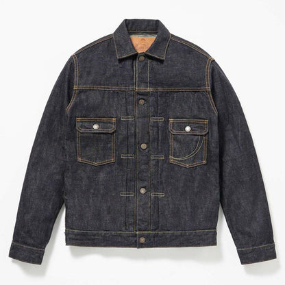 桃太郎ジーンズ MJ2103 銅丹特濃インディゴブルー・ダブルポケットデニムジャケット メンズ アウター セカンドタイプ 14.7oz