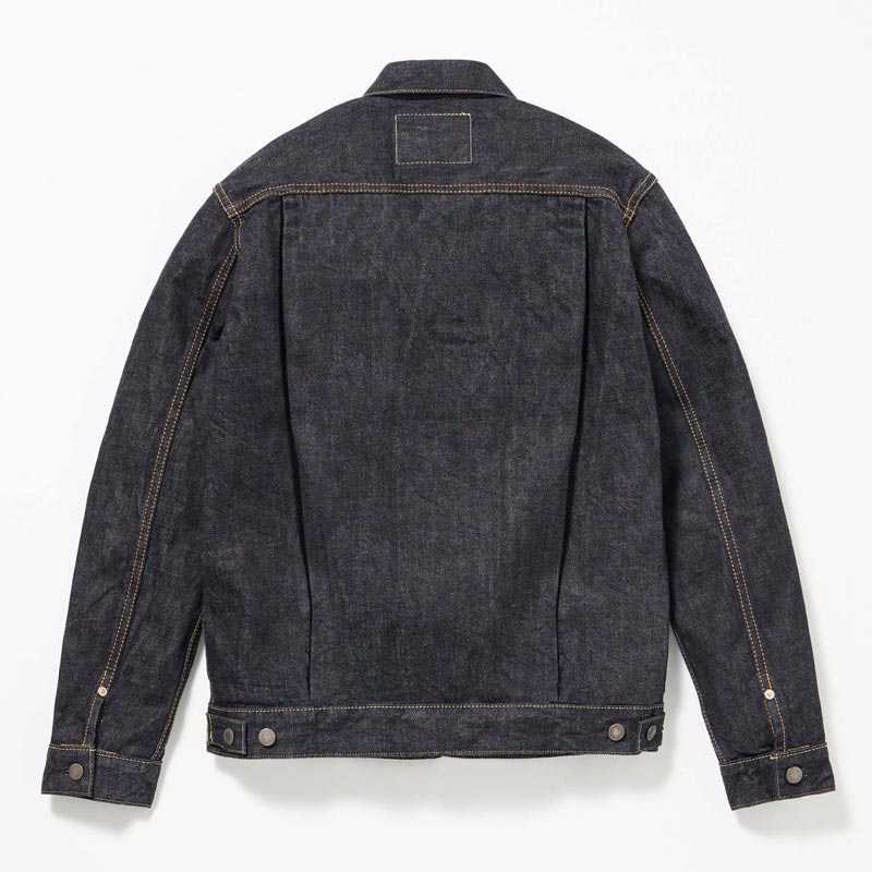 桃太郎ジーンズ MJ2103 銅丹特濃インディゴブルー・ダブルポケットデニムジャケット メンズ アウター セカンドタイプ 14.7oz