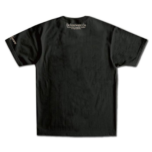 24SS デラックスウエア BRGD-24B DELUXE BLACK メンズ 半袖 プリント Tシャツ カットソー シンプル ロゴＴシャツ