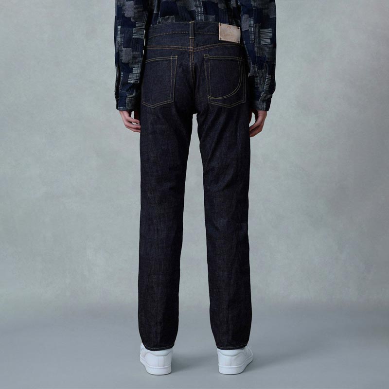 桃太郎ジーンズ G014-MZ 銅丹 特濃スリムテーパード ジッパーフライ 14.7oz メンズ デニム ジーンズ