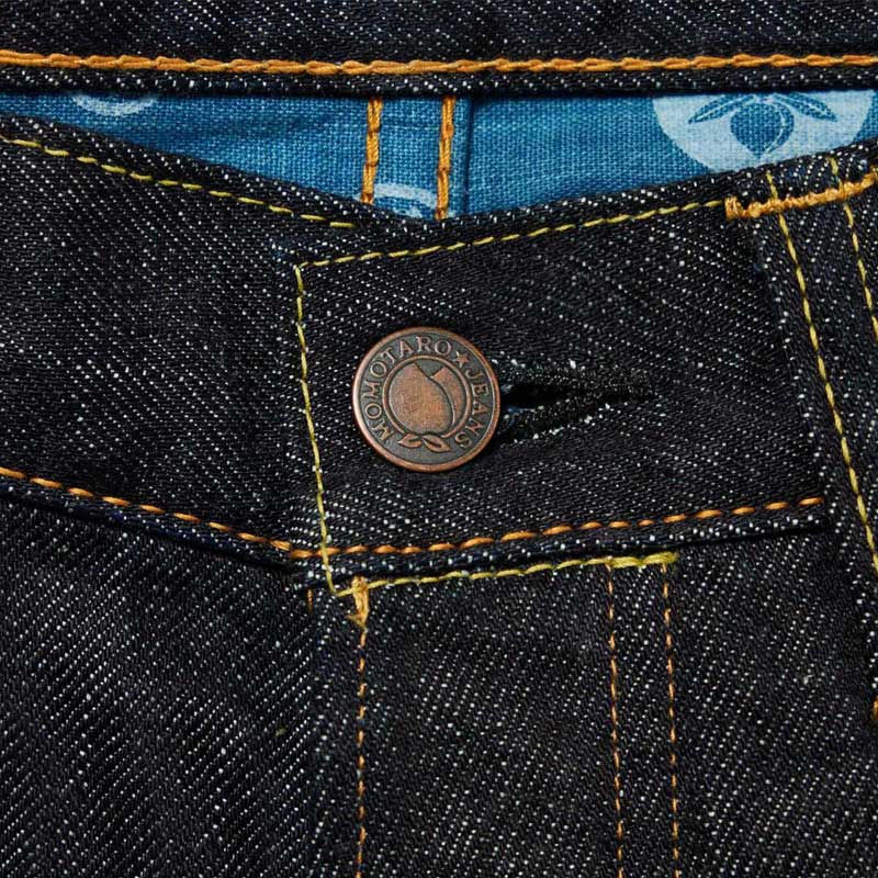 桃太郎ジーンズ G014-MZ 銅丹 特濃スリムテーパード ジッパーフライ 14.7oz メンズ デニム ジーンズ