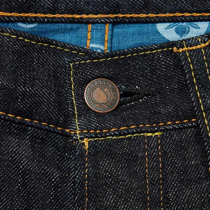 桃太郎ジーンズ G014-MZ 銅丹 特濃スリムテーパード ジッパーフライ 14.7oz メンズ デニム ジーンズ
