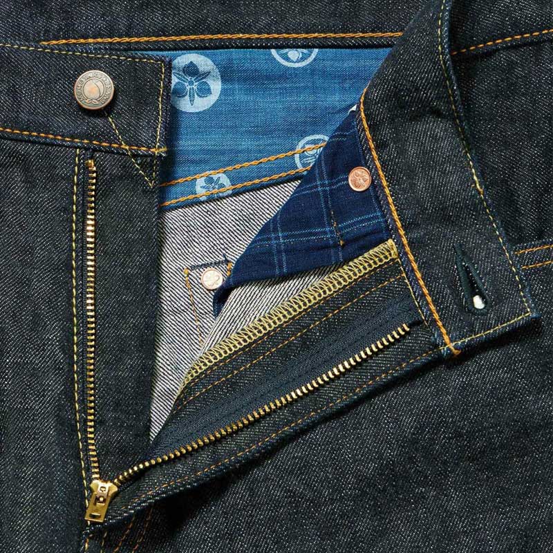 桃太郎ジーンズ G014-MZ 銅丹 特濃スリムテーパード ジッパーフライ 14.7oz メンズ デニム ジーンズ