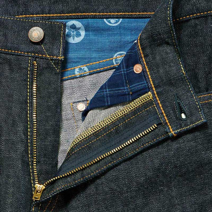 桃太郎ジーンズ G014-MZ 銅丹 特濃スリムテーパード ジッパーフライ 14.7oz メンズ デニム ジーンズ