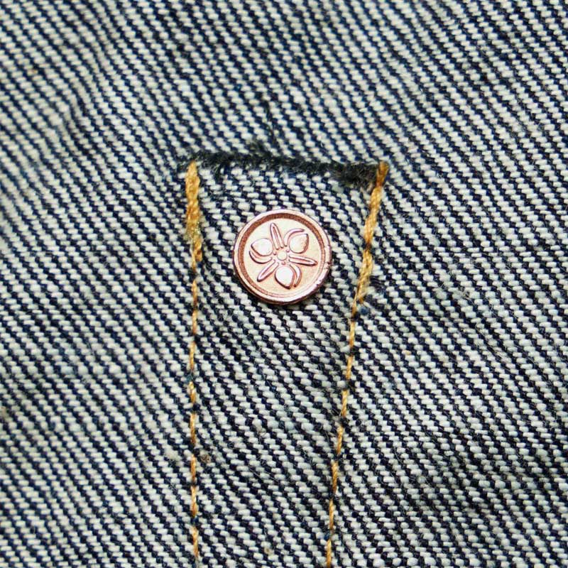 桃太郎ジーンズ G014-MZ 銅丹 特濃スリムテーパード ジッパーフライ 14.7oz メンズ デニム ジーンズ