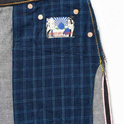 桃太郎ジーンズ G014-MZ 銅丹 特濃スリムテーパード ジッパーフライ 14.7oz メンズ デニム ジーンズ