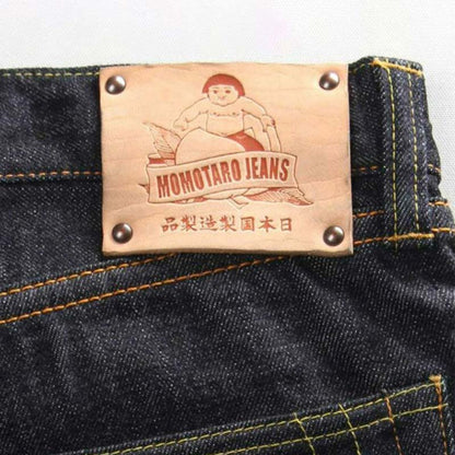 桃太郎ジーンズ G014-MZ 銅丹 特濃スリムテーパード ジッパーフライ 14.7oz メンズ デニム ジーンズ