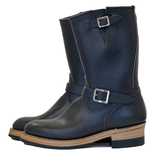 (30足限定)ビルトバック×ユニーク＆サンズ コラボレーションモデルLot.444 Engineer Boots / Horsebutt -Dark Navy-2025年10～12月リリース予定